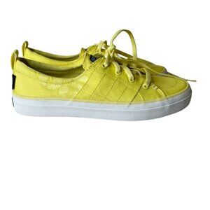 Sperry Yellow Bionic Sneakers Sample Shoes Size 7